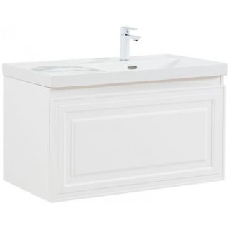 Тумба под раковину Aquanet Агата 345482 90 см белый сатин