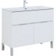 Тумба под раковину Aquanet Алвита New 277554 100 см белый матовый