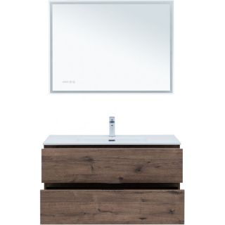 Тумба под раковину Aquanet Алвита New 334188 100 см дуб веллингтон табак