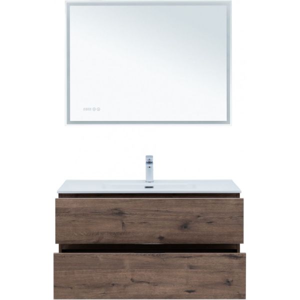 Тумба под раковину Aquanet Алвита New 334188 100 см дуб веллингтон табак