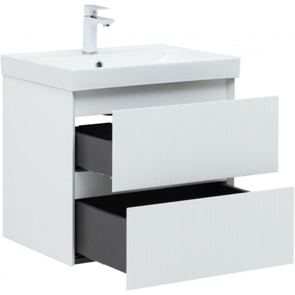 Тумба под раковину Aquanet Альтера 337154 60 см белый матовый