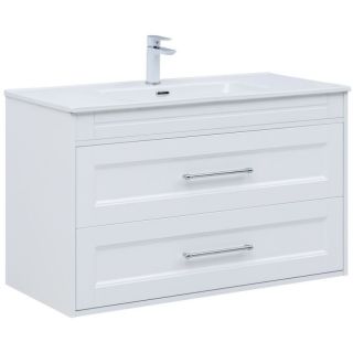 Тумба под раковину Aquanet Бостон New 306369 100 см белый сатин