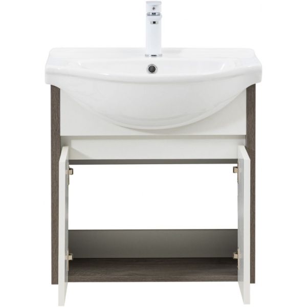 Тумба под раковину Aquanet Сидней 345122 60 см дуб рошелье/белый
