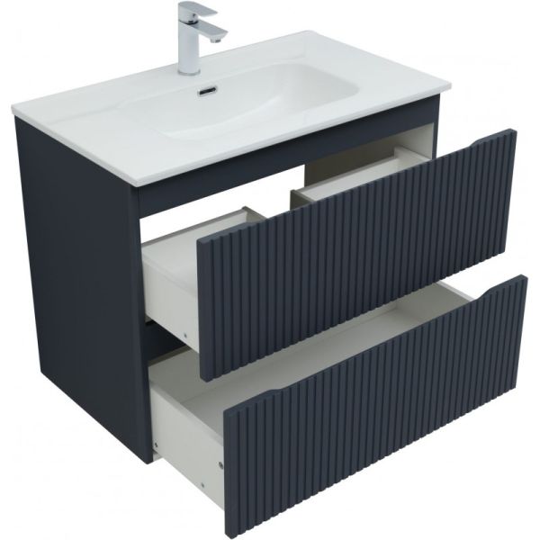 Тумба под раковину Aquanet Джейн 335429 80 см маренго