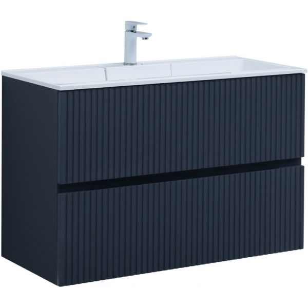 Тумба под раковину Aquanet Джейн 313304 100 см маренго