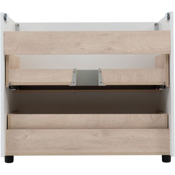 Тумба под раковину Aquanet Ирис New 336309 90 см белый глянец