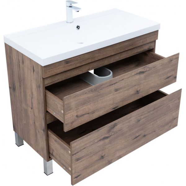 Тумба под раковину Aquanet Нота New 344148 100 см дуб веллингтон табак