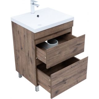 Тумба под раковину Aquanet Нота New 344139 60 см дуб веллингтон табак
