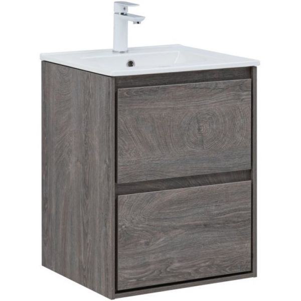 Тумба под раковину Aquanet Милан 336371 50 см дуб рошелье