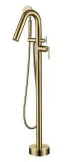 Смеситель напольный Boheme ETERNA MATT GOLD золото