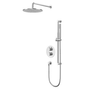 Душевой комплект термостатический WHITECROSS Y YSET09NIB брашированный никель