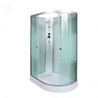 Душевая кабина Deto L 902 L N без крыши 120х80х200 см