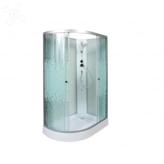 Душевая кабина Deto L 902 R N с гидромассажем 120х80х200 см