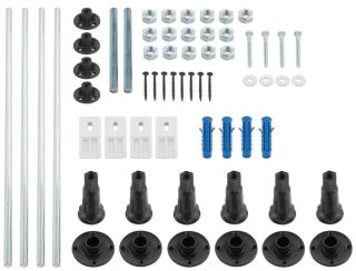 Акриловая ванна Berges Tari с каркасом 170x80см белый 050030