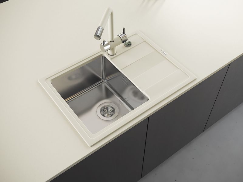 Кухонная мойка Florentina Комби 650 грей