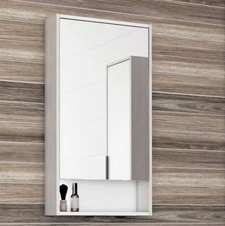 Зеркальный шкаф Акватон Рико 50см белый/ясень фабрик 1A212302RIB90