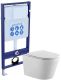 Комплект SET AQUATEK ВЕГА: рама Aquatek Standard INS-0000012 унитаз Вега AQ1905-00 с тонким сиденьем soft-close