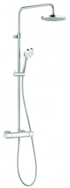 Душевая стойка Kludi Logo Dual shower system с термостатом хром 6809505-00