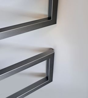 Полотенцесушитель электрический Indigo Sparta DGS80-50GFMRt 80x50 см графит металлик