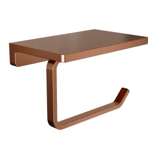 Держатель для туалетной бумаги с полочкой Knotlor PH101RB, бронза