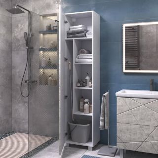 Пенал напольный Vigo Geometry 24345 см  бетон