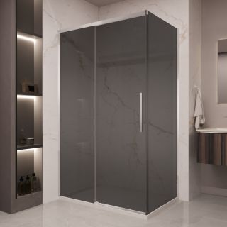 Душевой уголок Vincea Stella VSR-1ST9012CG, 1200*900, хром, стекло тонированное