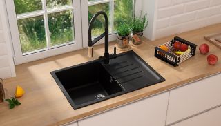 Кухонная мойка Ulgran Classic U-400-308 чёрный