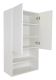 Подвесной шкаф над стиральной машиной Misty Амур 60см белый
