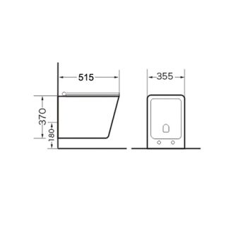Унитаз Grossman GR-4441S подвесной с сиденьем Микролифт