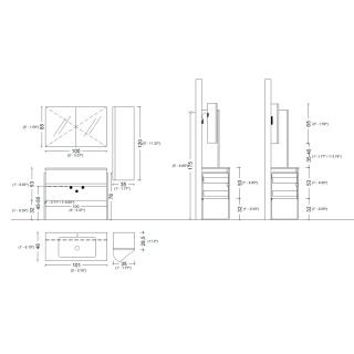 Тумба под раковину Armadi Art Vallessi 100см антрацит глянец 837-100-A glossy