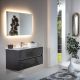 Тумба под раковину Armadi Art Vallessi 80см антрацит глянец 837-080-A glossy