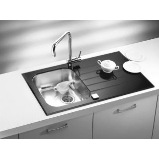 Кухонная мойка Alveus 1099450 Glassix 10 черная 86x50