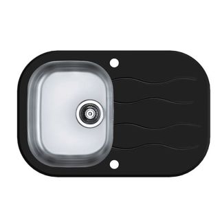 Кухонная мойка Alveus 1102728 Wave 20 черная 76x50