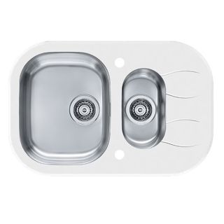 Кухонная мойка Alveus 1102741 Wave 30 белая 76x50