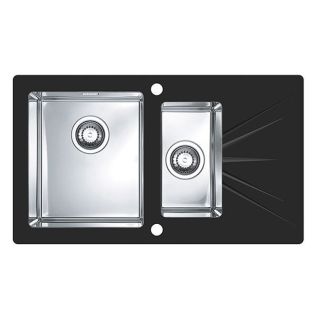 Кухонная мойка Alveus 1102772 Karat 20 черная 86x50 левая