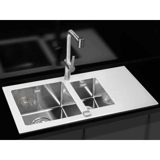 Кухонная мойка Alveus 1102773 Karat 20 белая 86x50 левая