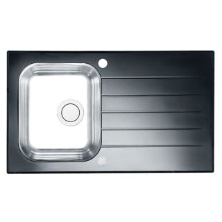 Кухонная мойка Alveus 1123820 Glassix Up 10 черная 86x50