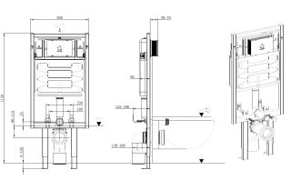 Бачок скрытого монтажа Allen Brau Pneumatic 9.11104.20