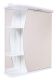 Шкаф-зеркало с подсветкой Onika Луна 205521 правый 55см белый