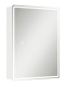 Шкаф-зеркало с подсветкой Onika Орби 206087 60см белый