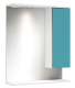 Шкаф-зеркало с подсветкой Onika Марви 206089 правый 60см бирюза
