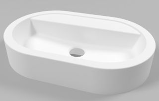 Раковина Whitecross Malachite C 0723.055035.200 55см белый матовый