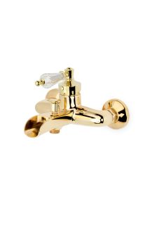 Смеситель для  ванны Boheme Vogue  с прозрачным SW_Комплект золото