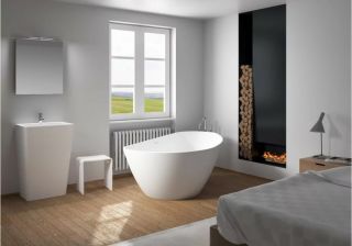 Ванна из искусственного камня Riho Granada B122001105 L 190x90см белый