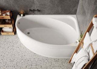 Акриловая ванна VagnerPlast Hapi VPBA170HAP3PX-04 правая 170x110см белый