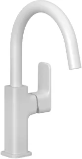 Смеситель для раковины Kludi Renon 420275375 белый матовый