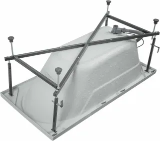 Акриловая ванна Aquanet West 347174 120x70 см с каркасом и фронтальной панелью