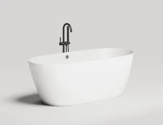 Ванна из искусственного камня Salini Sofia Light S-Sense 103711G 165x75см белый глянцевый