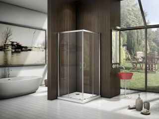 душевой уголок Good Door Neo R-100-С-CH