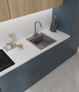 Мойка кухонная GranFest URBAN 245 темно-серый
